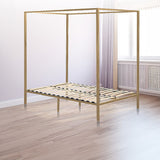 4 Four Poster Queen Bed Frame - Rear View