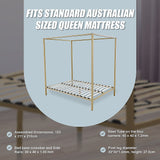 4 Four Poster Queen Bed Frame - Extra Image