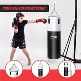 30kg Heavy Duty Boxing Punching Bag Solid Filled - Close-Up Angle