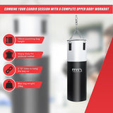 30kg Heavy Duty Boxing Punching Bag Solid Filled - Low Angle