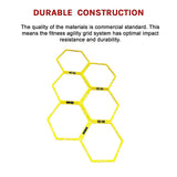 Fitness Agility Grid System - Rear View