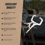 10pc Heavy Duty Steel C-Clamps 6 Mig Welding Locking Plier Vice Grip - Extra Image