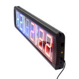 6 Digit Digital Timer Interval Fitness Clock LED Gym Display