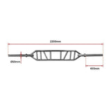 Olympic Swiss Bar Specialty Barbell for Bench Press & Tricep Training