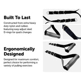 2x Adjustable Nylon Handles - Top-Down View