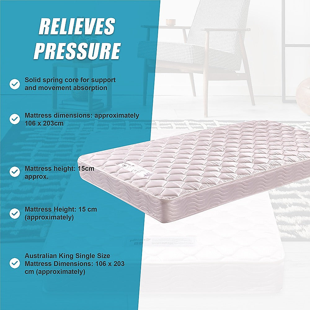 Palermo Double 20cm Memory Foam and Innerspring Hybrid Mattress