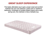 Palermo Double 20cm Memory Foam and Innerspring Hybrid Mattress - Extra Image