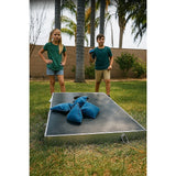 Bean Bag Toss Cornhole Game Set Aluminium Frame Portable Design - Front View