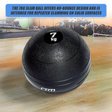 7kg Slam Ball No Bounce Crossfit Fitness MMA Boxing BootCamp - Close-Up Angle