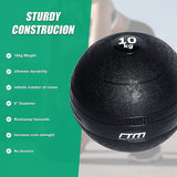 10kg Slam Ball No Bounce Crossfit Fitness MMA Boxing BootCamp - Low Angle