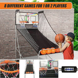 Arcade Basketball Game 2-Player Electronic Sports - Low Angle
