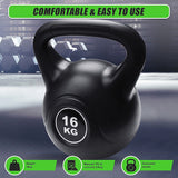 Kettle Bell 16KG Training Weight Fitness Gym Kettlebell - Close-Up Angle