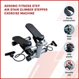 Aerobic Fitness Step Air Stair Climber Stepper Exercise Machine - Side View