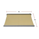 4.0m x 3.0m Retractable Folding Arm Awning Heavy Duty Full Cassette Motorised - Extra Image