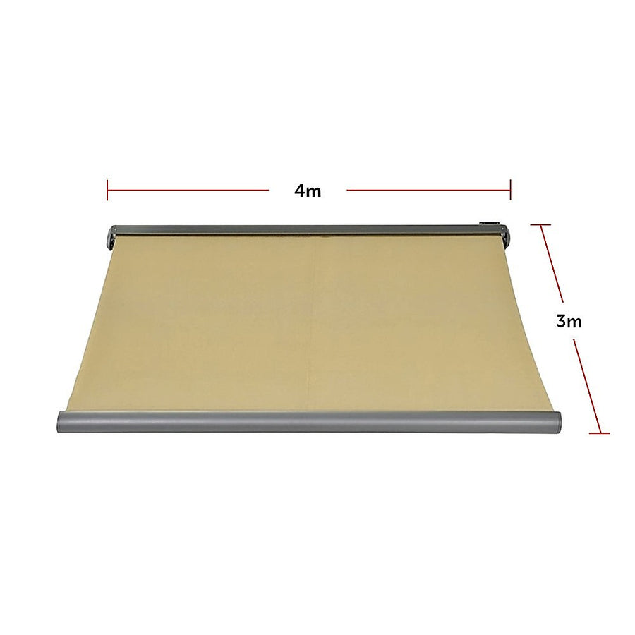 4.0m x 3.0m Retractable Folding Arm Awning Heavy Duty Full Cassette Motorised, image 9