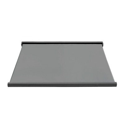 4.0m x 3.0m Retractable Folding Arm Awning, Heavy Duty Full Cassette, Motorised with Wireless Remote, Grey