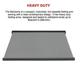 4.0m x 3.0m Retractable Folding Arm Awning Heavy Duty Full Cassette Motorised - Extra Image