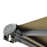 5.0m x 3.0m Retractable Folding Arm Awning Heavy Duty Full Cassette Motorised