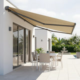 5.0m x 3.0m Retractable Folding Arm Awning Heavy Duty Full Cassette Motorised - Extra Image