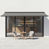 5.0m x 3.0m Retractable Folding Arm Awning Heavy Duty Full Cassette Motorised - Close-Up Angle