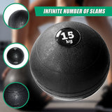 15kg Slam Ball No Bounce Crossfit Fitness MMA Boxing BootCamp - Rear View