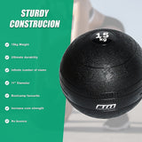 15kg Slam Ball No Bounce Crossfit Fitness MMA Boxing BootCamp - Low Angle