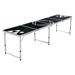 Professional 8ft Beer Pong Table Drinking Game