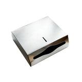 304 Stainless Steel Hand Paper Towel Dispenser Holder Toilet Heavy Duty - Top-Down View