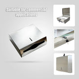 304 Stainless Steel Hand Paper Towel Dispenser Holder Toilet Heavy Duty - Close-Up Angle