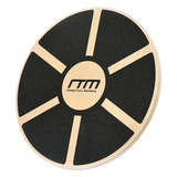Heavy Duty 15.5 Wooden Balance Board with Non-Slip Pad Fitness - Rear View