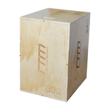 3 IN 1 Wood Plyo Games Plyometric Jump Box - 45-Degree Angle