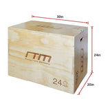 3 IN 1 Wood Plyo Games Plyometric Jump Box - Extra Image