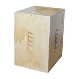 3 IN 1 Wood Plyo Games Plyometric Jump Box - 45-Degree Angle