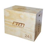 3 IN 1 Wood Plyo Games Plyometric Jump Box