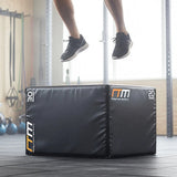3 IN 1 Foam Plyo Games Plyometric Jump Box - Rear View