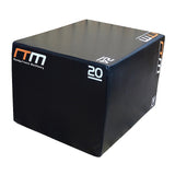 3 IN 1 Foam Plyo Games Plyometric Jump Box - Close-Up Angle