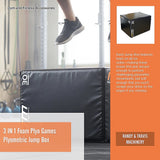 3 IN 1 Foam Plyo Games Plyometric Jump Box - Extra Image