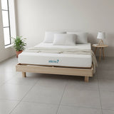 King 25cm Gel Memory Foam Mattress – Dual-Layered Comfort with CertiPUR-US® Certified Foam - Close-Up Angle