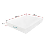 Palermo King Single 20cm Memory Foam and Innerspring Hybrid Mattress - Extra Image
