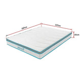 Double 20cm Hybrid Mattress – Memory Foam and Innerspring Support