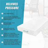 Palermo King Single 25cm Gel Memory Foam Mattress - Dual-Layered - CertiPUR-US Certified - Extra Image