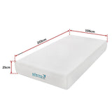 Palermo King Single 25cm Gel Memory Foam Mattress - Dual-Layered - CertiPUR-US Certified - Extra Image