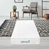 Palermo Single 25cm Gel Memory Foam Mattress - Dual-Layered - CertiPUR-US Certified - 45-Degree Angle