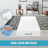 Single 25cm Gel Memory Foam Mattress  Dual-Layered Comfort with CertiPUR-US® Certified Foam