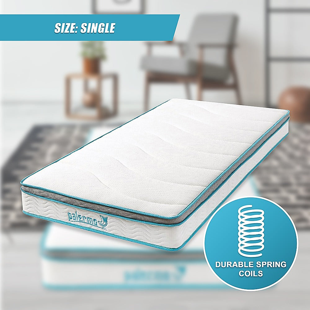 Single 20cm Hybrid Mattress  Memory Foam and Innerspring Support