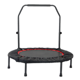 Mini Rebounder Trampoline With Handle Rail - Top-Down View