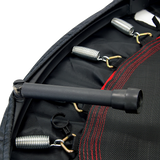 Mini Rebounder Trampoline With Handle Rail - Low Angle