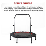 Mini Rebounder Trampoline With Handle Rail - Extra Image