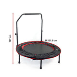 Mini Rebounder Trampoline with Adjustable Handle  Fitness Bounce Trainer