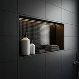 Shower Niche - 350 x 600 x 92mm Prefabricated Wall Bathroom Renovation - 45-Degree Angle